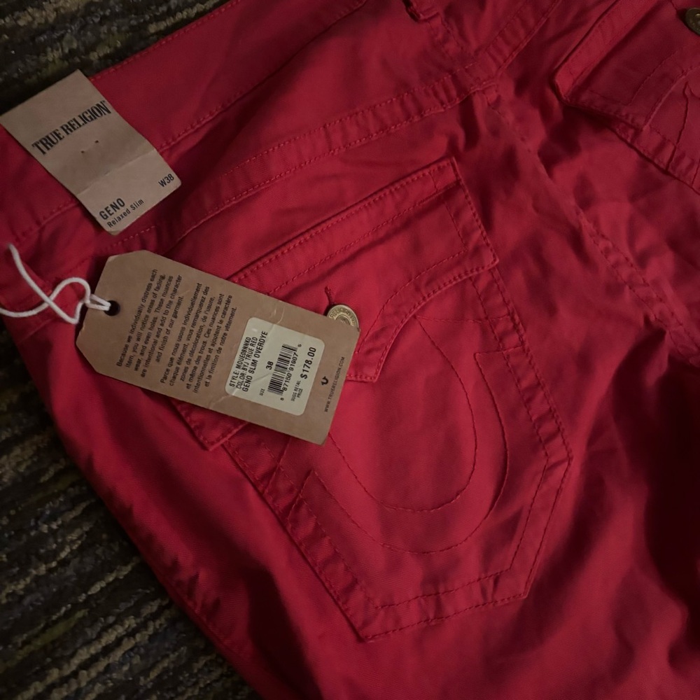 Brand new True Religion Red Jeans